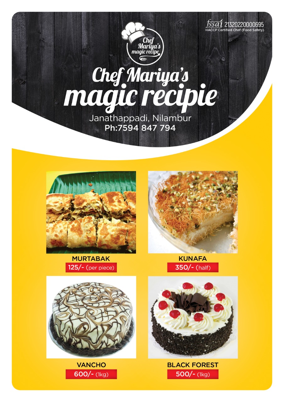 CHEF MARIYA'S MAGIC RECIPIE